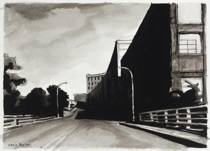 Acrylic and watercolor paintings by Chris Breier