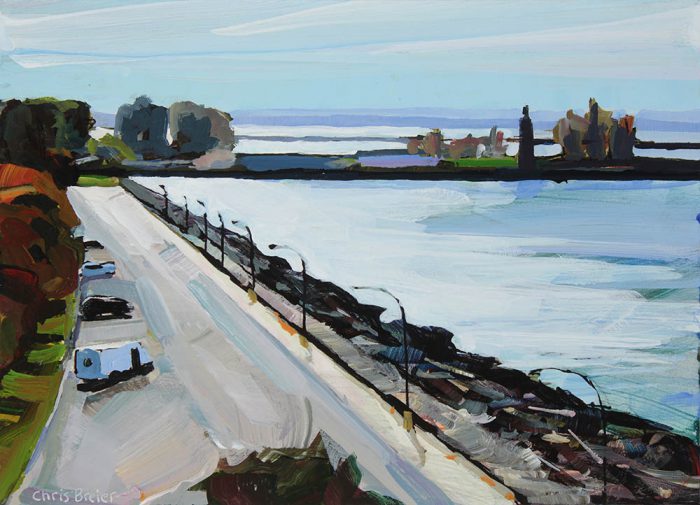 Acrylic and watercolor paintings by Chris Breier