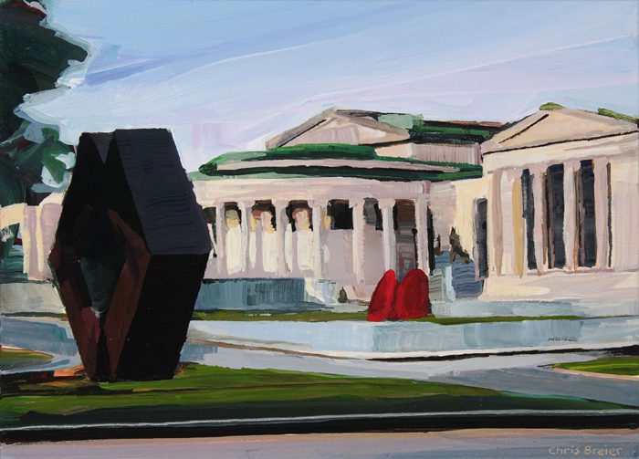 Acrylic and watercolor paintings by Chris Breier