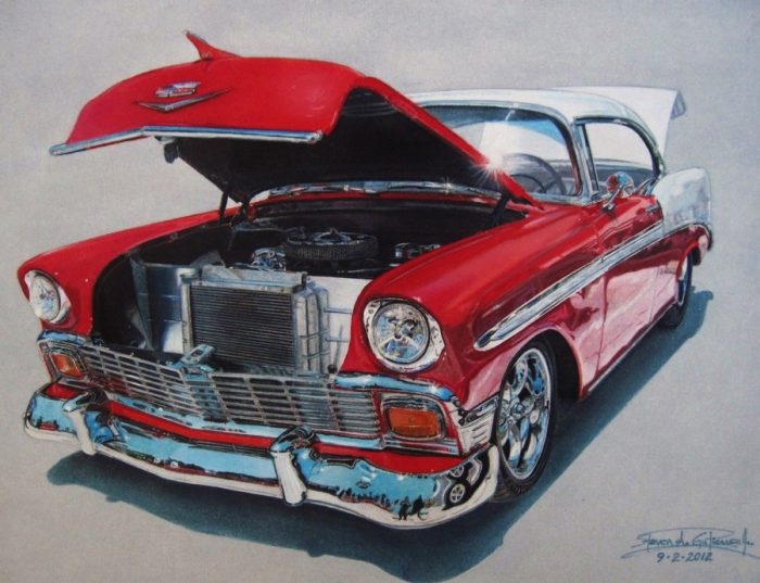 Color pencil illustrations by Steven Gutierrez