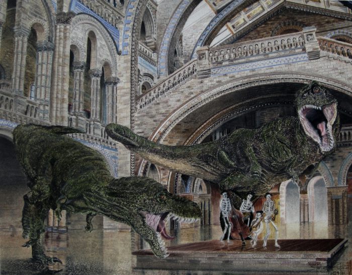 Color pencil illustrations by Steven Gutierrez