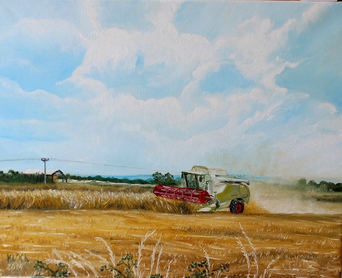 Oil on canvas paintings by Daisy Klock - EvocativArt