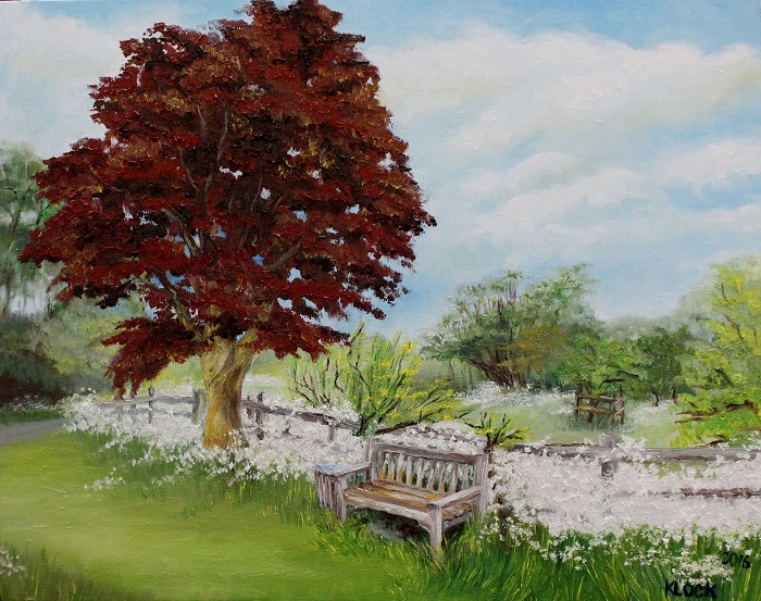 Oil on canvas paintings by Daisy Klock - EvocativArt