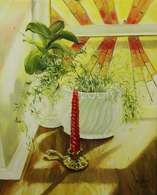 Oil on canvas paintings by Daisy Klock - EvocativArt