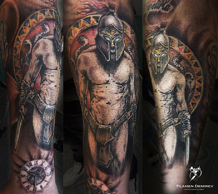 Tattoo artist Plamen Demirev