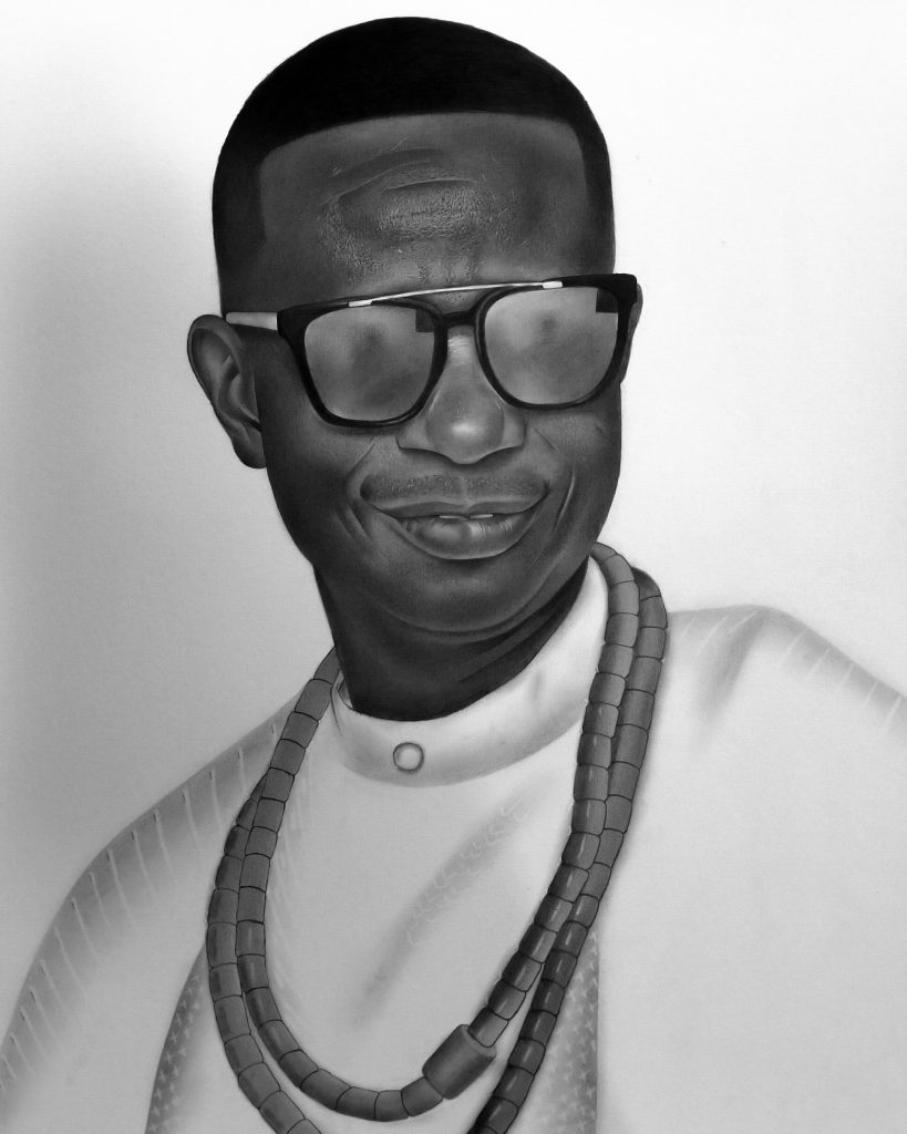 Pencil portraits by artist Morris Mensah Baffoe